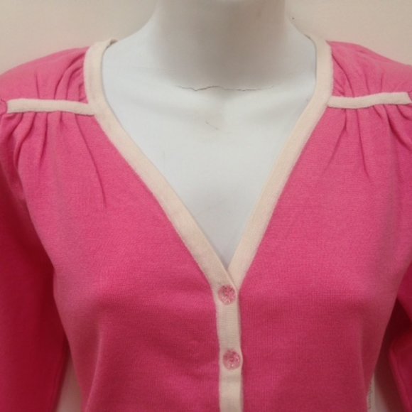 i.e. Petite Cardigan Size PL, 80% Silk, 20% Nylon - Picture 3 of 6